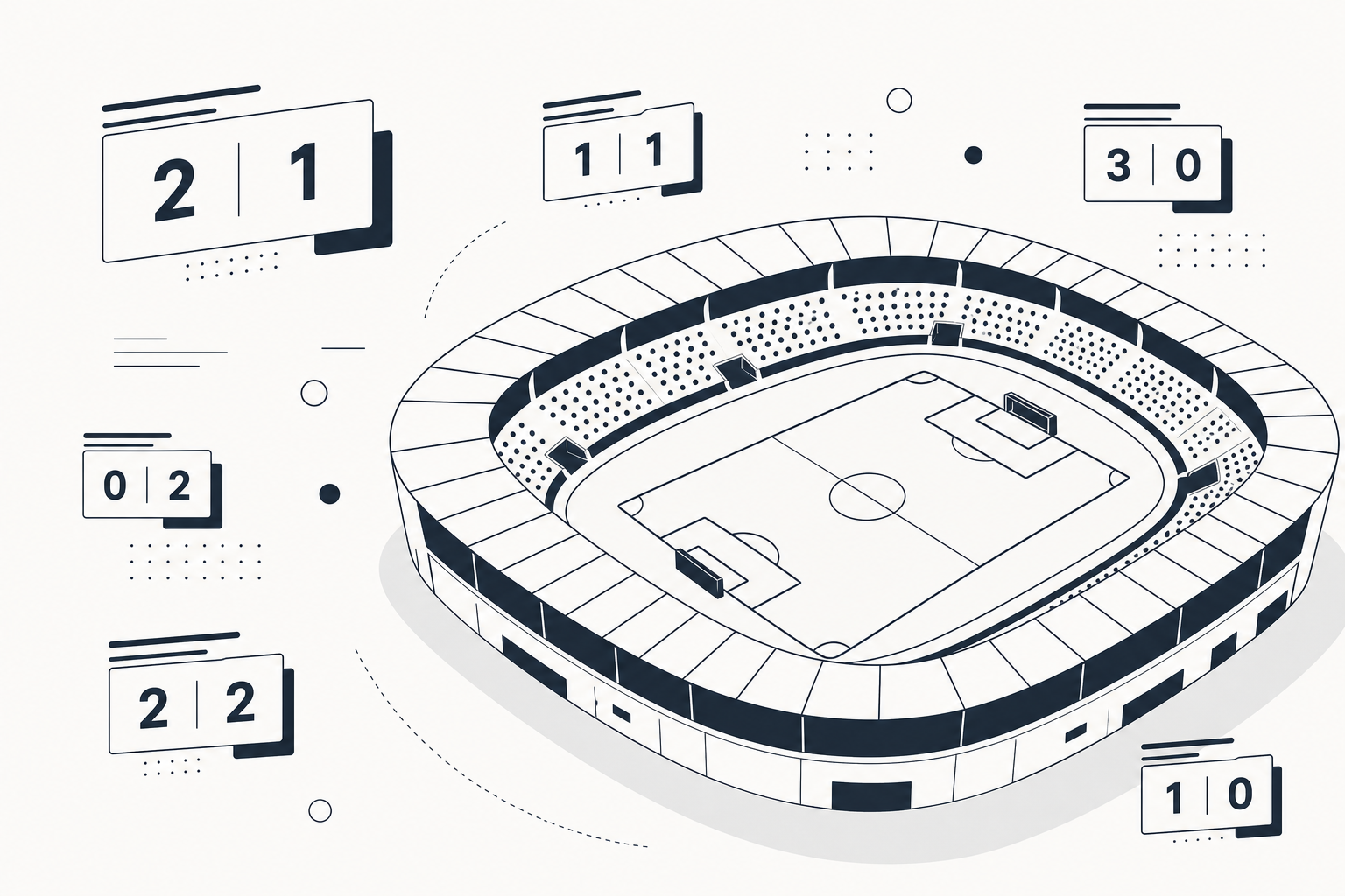 FIFA World Cup 2026 group stage match results editorial illustration