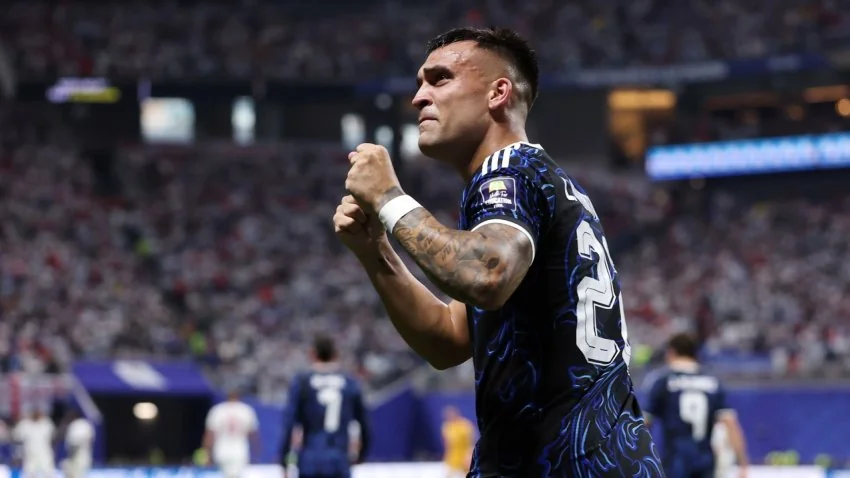 Lautaro Martínez heads home the winner for Argentina against England in the 90+2nd minute of the World Cup 2026 semi-final, as taken from [NBC/Telemundo](https://www.nbcmiami.com/world-cup/argentina-england-score-messi/3834421/)
