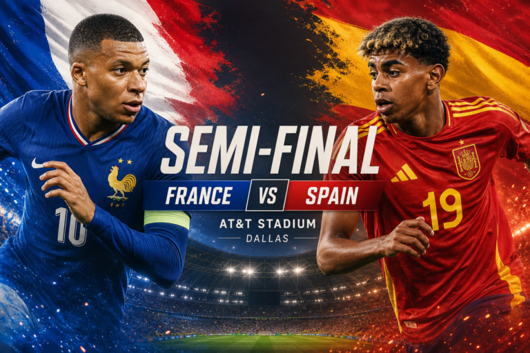 France vs Spain – World Cup 2026 Semi-Final Preview: Mbappé vs Yamal, the Battle for the Final
