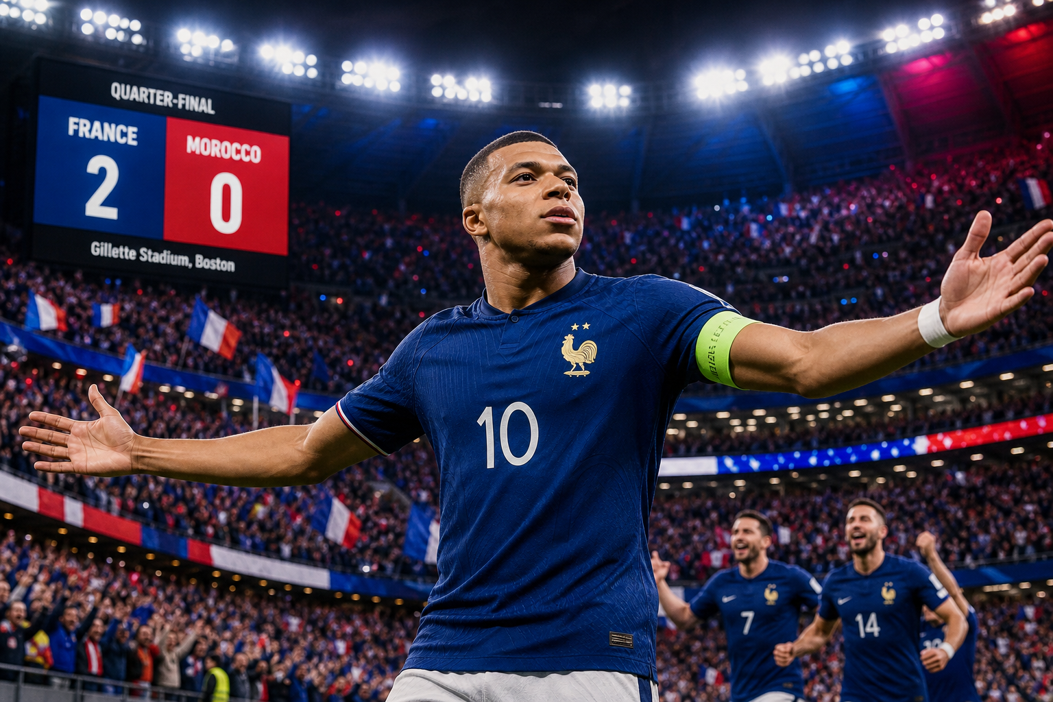 France vs Morocco – FIFA World Cup 2026 Quarter-Final
